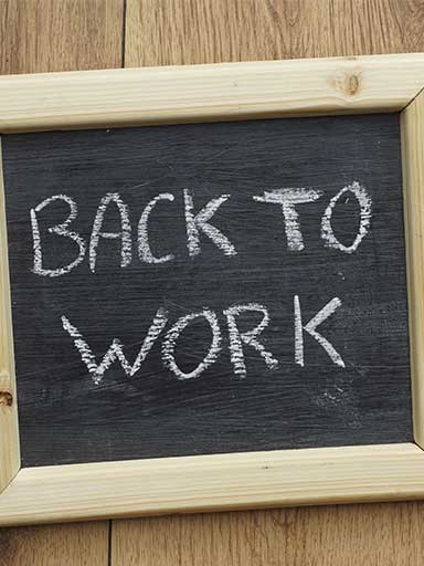 Returning to the workplace Covid-19
