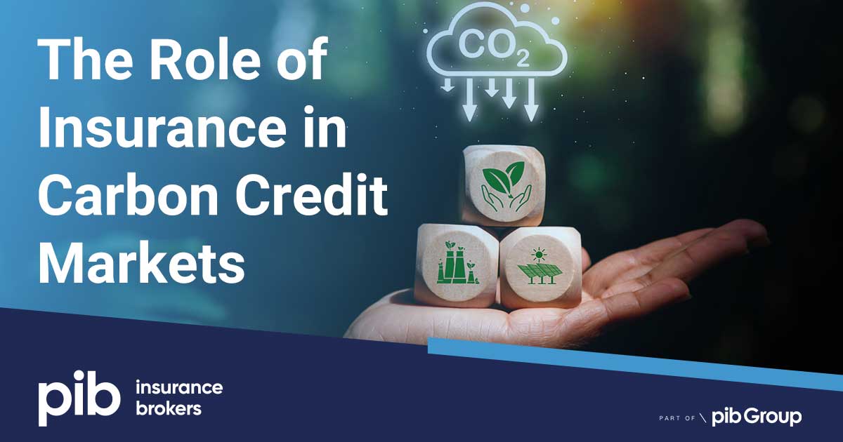 The Role of Insurance in Carbon Credit Markets