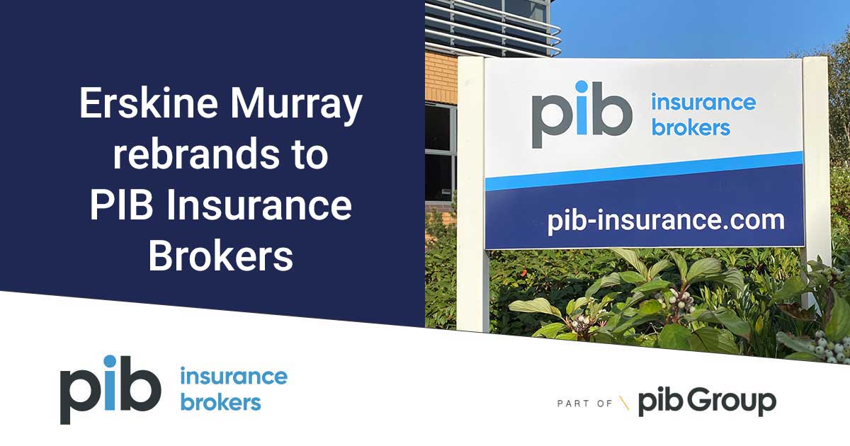 Leading insurance broker Erskine Murray rebrands to PIB Insurance Brokers